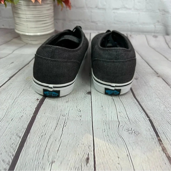 vans off the wall atwood lace up textile low top sneakers dark grey sz 13 mens - Picture 4 of 9